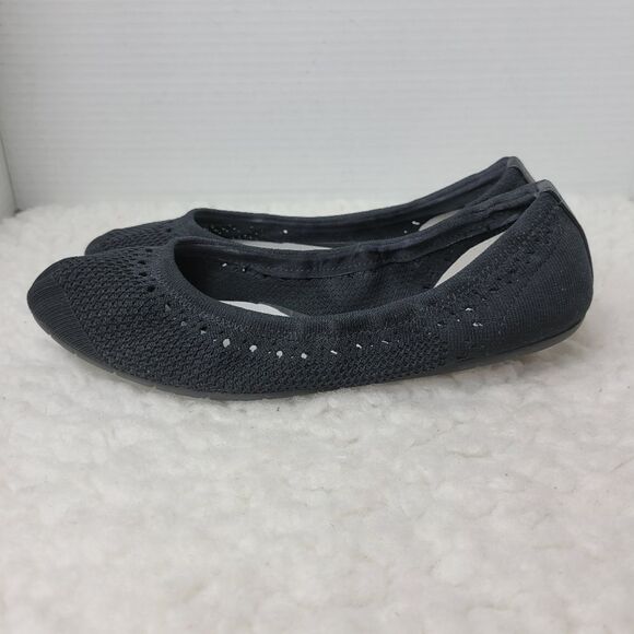 Cole Haan Grandzero Womens Ballet Shoes Size 7.5 B Flat Black Knit Stitch - Picture 3 of 10